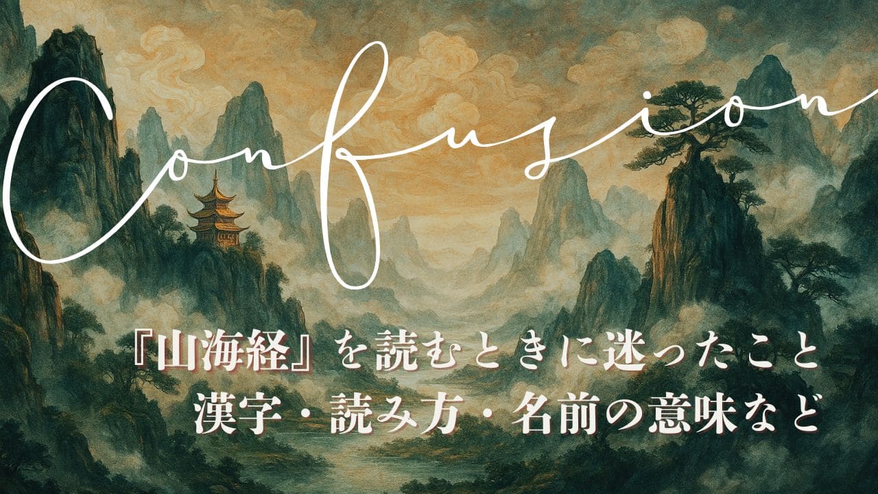 『山海経』を読むときに迷ったこと：漢字表記や読み方など
