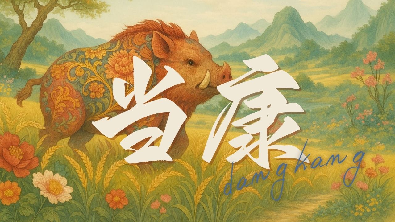 当康とは？｜姿は豚、力は豊穣『山海経』に登場する瑞獣