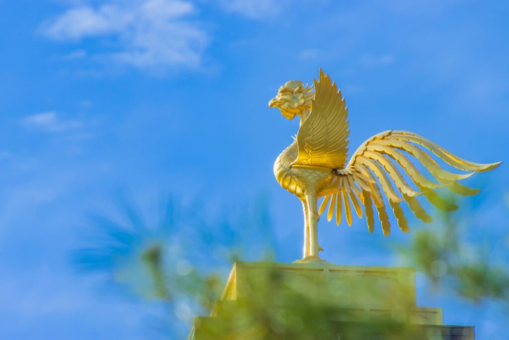 金閣寺の鳳凰