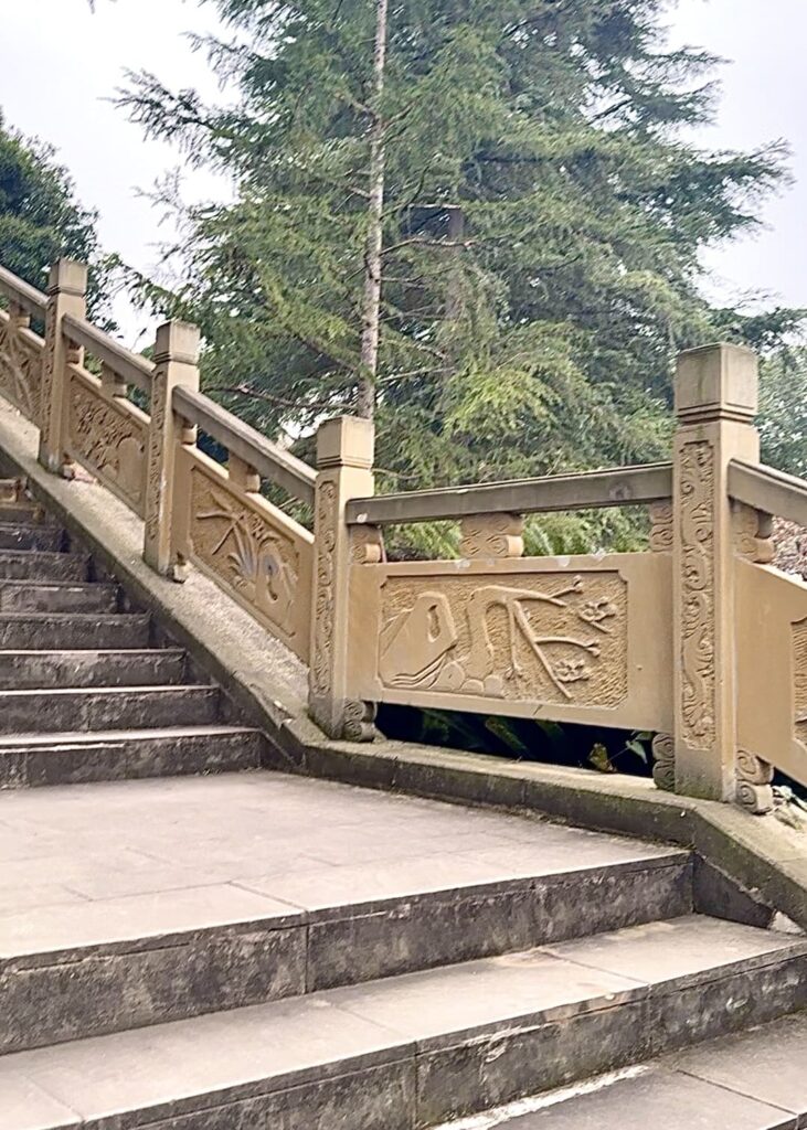 陳毅記念館の階段