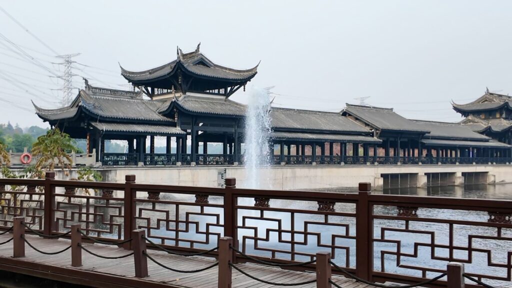 重慶園博園の園内